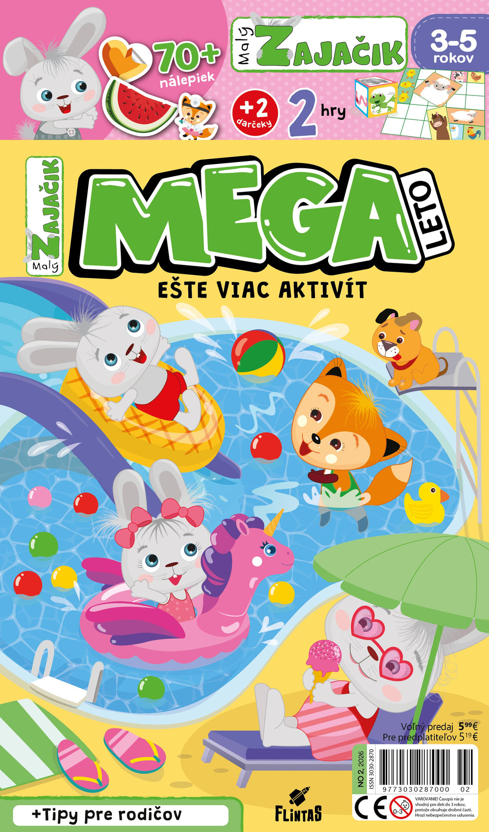 MEGA Kiškutis Mikutis magazine cover